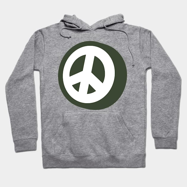 Peace sign Hoodie by ShirtyLife